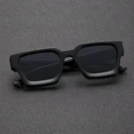 1PC Unisex Plastic Fashion Square Frame Sunglasses For Street Photography And Beach Trips Driving Accessories - Image 2