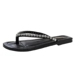 Beach flip-flops women wear high-grade summer new flat-bottomed non-slip holiday online celebrity toe sandals. - Image 5
