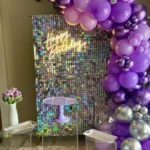 18/24/30/72PCS Shimmer Wall Backdrops Square Sequin Wall Panel Backdrops Party Backdrops for Wedding Anniversary Birthday Decor - Image 3