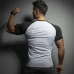 New Summer Leisure Running T-shirt Gym Training tops Elastic Quick Drying pure color Short sleeve sports T-shirt Men sportswear - Image 3