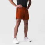 Men's Fitness Shorts Summer Woven Gym Sports Shorts Solid color Training Running Casual Quick-Drying Jogger Workout Short Pants - Image 5