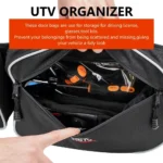UTV Side Storage Bag Passengerand Driver Side Door Bags Knee Pad For Can Am Maverick X3 Max R RR XMR XDS Turbo DPS 4x4 2017+ - Image 3