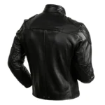 2025 New Top Layer Cowhide Leather Jacket Men Black Stand Collar Short Genuine Leather Coat High Quality Motorcycle Jackets - Image 2