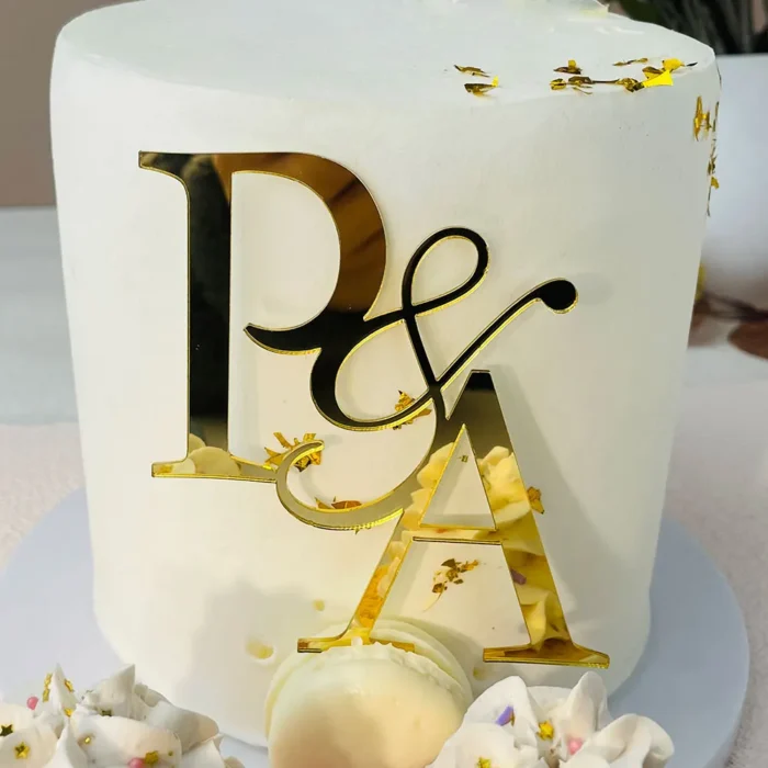 Personalised Name Letters Wedding Cake Topper Custom Family Anniversaire Cake Decorat Wedding Party For Married Couple - Image 6